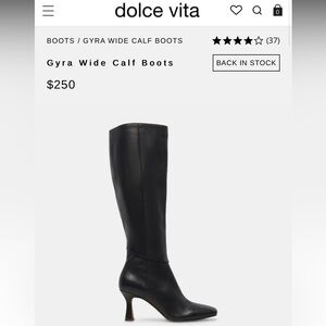 Dolce Vita GYRA wide calf knee high boots